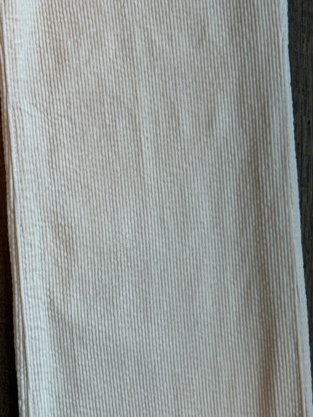 KUT From The Cloth Classic Women's Corduroy Cream Chino Pants Size 0 - Picture 4 of 12